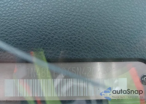 2005 Nissan Altima 3.5 Se из США, поврежденный, VIN 1N4BL11D45N420769